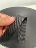 1” Black Polypropylene Webbing