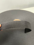 1” Black Polypropylene Webbing