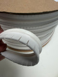 5/32 Black & White Welt Cord Embossed Molded