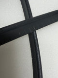 5/32 Black & White Welt Cord Embossed Molded