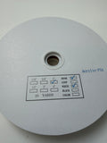 1” Hook & Loop Fastener (PS High Temp Acrylic Adhesive)