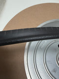 5/32 Black & White Welt Cord Embossed Molded