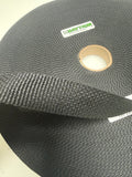 1” Black & White Polypropylene Webbing
