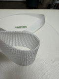 1.5 Black & White Polypropylene Webbing