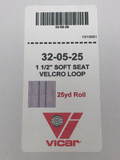 1 1/2” Soft Seat Velcro Loop