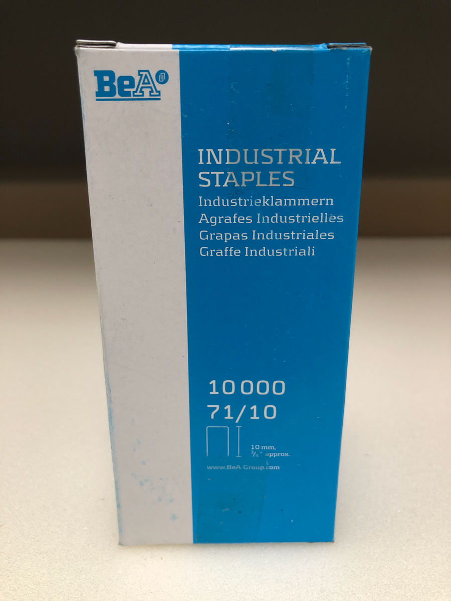 3/8” BEA Galvanized Staples 71 Series – BayTrim Upholstery Supply