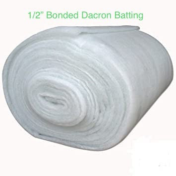 IZO All Supply Bonded Dacron Upholstery Grade Polyester Batting 48 Inch  Wide (5 yards)